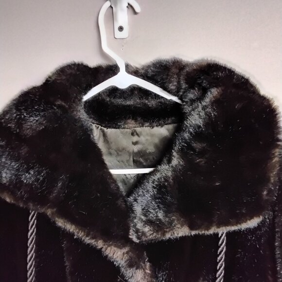 Sportowne Vintage Women's Grandella ll Faux Fur Coat Size 10 #537 - Picture 5 of 9